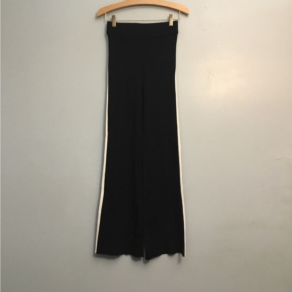 House of Harlow 1960 Black and White Wide-Leg Pants